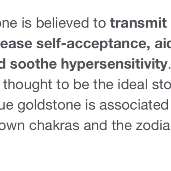 Blue GoldStone Bracelet - Picture 3 of 4